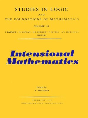 cover image of Intensional Mathematics